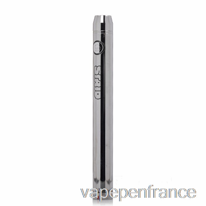 Stylo Vape Chromé Avec Batterie Strio Bottom Twist 510